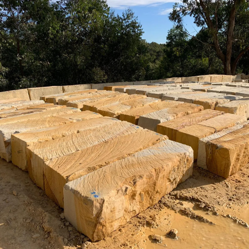 2M Sandstone Blocks for Retaining Walls - Maroota Sandstone